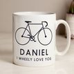 Personalised I Wheely Love You Bike Mug additional 2