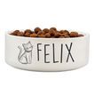 Scribble Personalised Cat Ceramic Pet Bowl additional 1