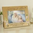 Personalised Floral Bee 6x4 Oak Finish Photo Frame additional 2