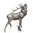 Richard Cooper Stag Roaring Bronze Sculpture additional 1