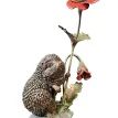 Richard Cooper Hedgehog with Poppy Bronze Sculpture additional 1