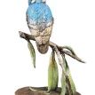Richard Cooper Kingfisher with Willow Bronze Sculpture additional 1