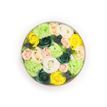 Merci Bouquet Round Spring Celebrations Yellow &amp; Greens Soap Flower Gift Box additional 1