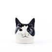 Quail Ceramics Black &amp; White Barney Face Cat Egg Cup additional 1