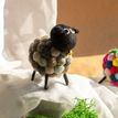 Little Felt Sheep - Multi Greys additional 3