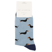 Mr Sparrow Little Sausage Dogs Denim Socks additional 2