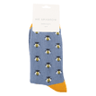 Mr Sparrow Honey Bees Blue Socks additional 2