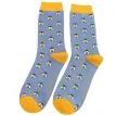 Mr Sparrow Honey Bees Blue Socks additional 1