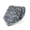 Fox &amp; Chave William Morris Strawberry Thief Blue Silk Tie additional 1