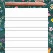 RSPB Beyond The Hedgerow Stationery - Magnetic Memo Pad - Birds in the Garden additional 2