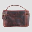 Grays Elford Handle Leather Wash Bag Brown additional 3