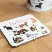 Sarah Edmonds Lickers Cat Coaster additional 2