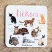 Sarah Edmonds Lickers Cat Coaster additional 1