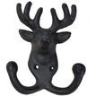 Rustic Stag Head Twin Wall Hook additional 2