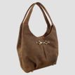 Grays Grace Slouchy Snaffle Leather Handbag in Hunter additional 7