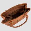 Grays Sadie Leather Handbag with Snaffle in Tan additional 5