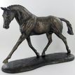 Trotting Warmblood Cold Cast Bronze Horse Sculpture by Harriet Glen additional 1