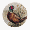 Handmade Concrete Pheasant Illustration Coaster additional 2