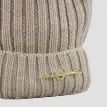 Grays Knitted Horseshoe Gold Beige Bobble Hat additional 2