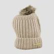 Grays Knitted Horseshoe Gold Beige Bobble Hat additional 1