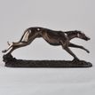 Single Racing Greyhound Cold Cast Bronze Sculpture additional 3