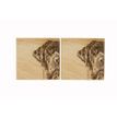 Selbrae House Oak Set of 2 Labrador Coasters additional 1