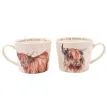 Meg Hawkins Set Of 2 Cups - Highland Cows additional 1