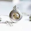 Roman Skeleton Pocket Watch – Handwriting Personalisation additional 3