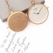 Modern Pocket Watch – Rose Gold Finish, Handwriting Engraving additional 4