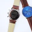Architect Motivator Watch – Walnut Strap, Modern Personalised Text Engraving additional 8