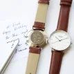 Architect Zephyr Watch – Walnut Strap, Handwriting Engraving additional 6