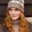 Pachamama Sheep Merino Wool Roll Back Bobble Beanie Mushroom additional 4