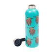 Eco Chic Highland Cow Insulated Drink Bottle additional 3