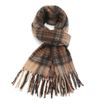 Miss Sparrow Mia Tartan Scarf Brown additional 1