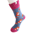 Miss Sparrow Foxes Winter Socks Denim additional 3