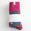 Miss Sparrow Foxes Winter Socks Denim additional 2