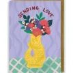 Gluggle Jug Sending Love Greeting Card - Yellow additional 1