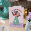 Gluggle Jug Happy Birthday Greeting Card - Green additional 2