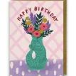 Gluggle Jug Happy Birthday Greeting Card - Green additional 1