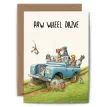 Paw Wheel Drive Everyday Funny Card additional 2