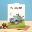 Paw Wheel Drive Everyday Funny Card additional 1