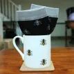 Bee Fine Bone China Mug &amp; Sock Gift Set additional 2