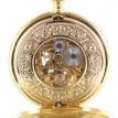 Gold Patterned Half Hunter Mechanical Pocket Watch additional 4