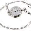 Silver Brushed Quartz Full Hunter Pocket Watch additional 3
