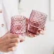 Fish Stacking Drinking Glass - Set of 4 in Pink additional 3