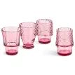 Fish Stacking Drinking Glass - Set of 4 in Pink additional 5