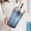 Twist Glass Cocktail Shaker - Blue additional 5