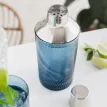 Twist Glass Cocktail Shaker - Blue additional 4