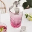 Twist Glass Cocktail Shaker - Pink additional 3