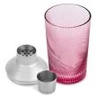 Twist Glass Cocktail Shaker - Pink additional 2